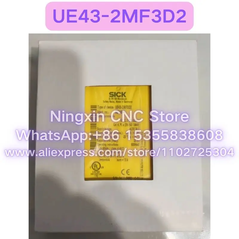 Brand New Original UE43-2MF3D2 6024894 Safety Relay Module Single/Dual-Channel 24VACDC 2n/o 1n/c Fast delivery