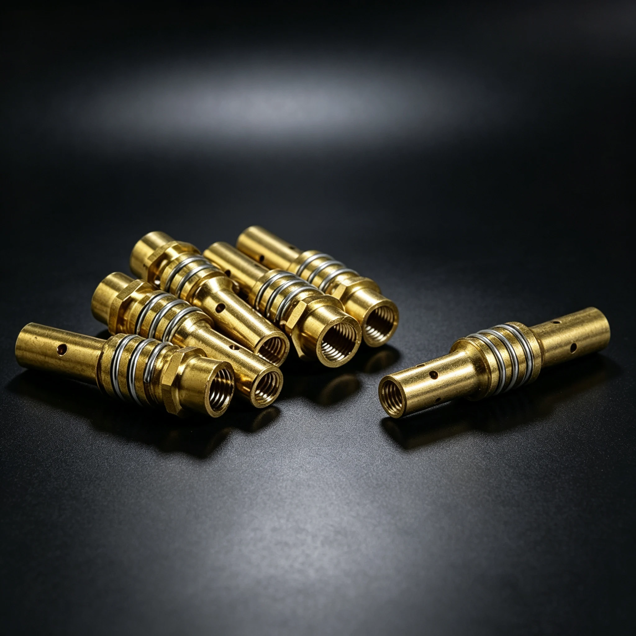 5Pcs/10Pcs MIG Gas Diffuser, Contact Clamp Spare Parts Fit MB15 15AK MIG MAG Welding Torch CO2 Welding Gun Accessories