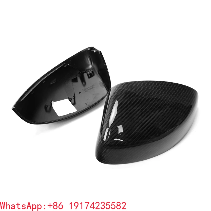 

High Quality PU Protect Carbon Fiber Mirror Cover 1:1 Replacement for A-u-d-i A1 S1 2014-2018 Side Mirror Without Lane Assist