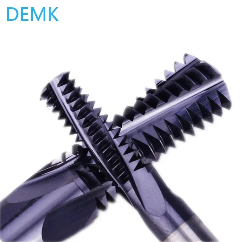 Imagem -03 - Cnc Hrc 60 Graus de Carboneto Único Dente Rosca m1 M1.2 M1.4 M1.6 m2 M2.5 M3-m24 Sólido Carboneto Fresa Peças