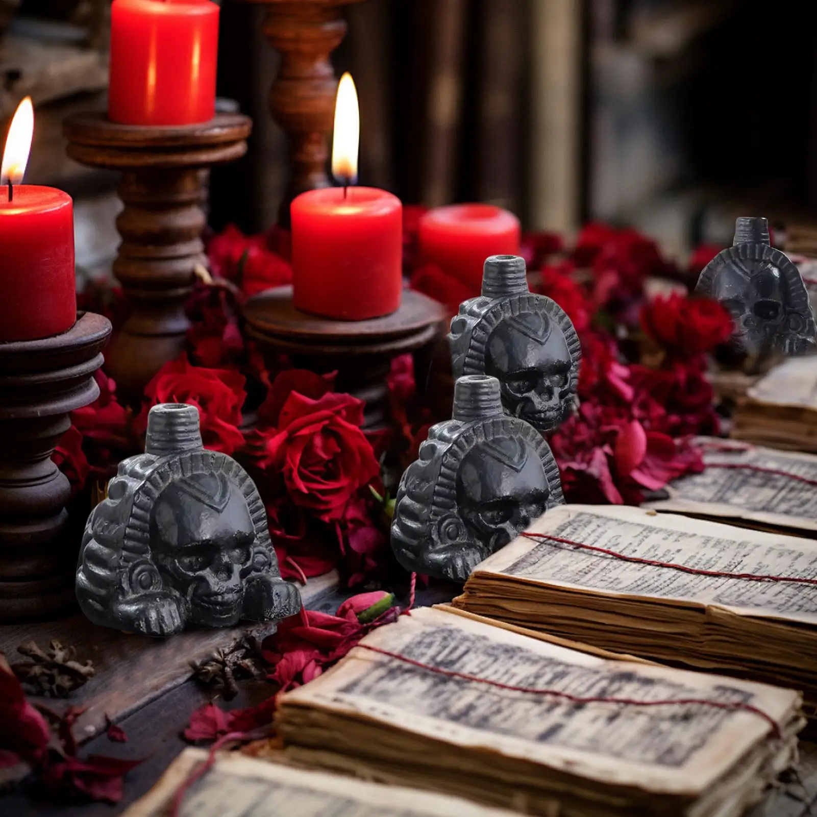 Ghost Whistle Loud Horror Whistle Gothic Sound Maker Novelty Horror Death Collectible for Kids Adults Youth Halloween Prank