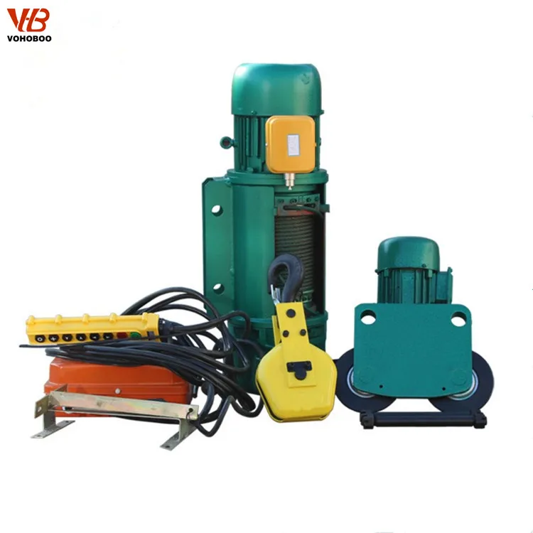 1 Ton 3 Ton 5 Ton Crane Loading Capacity Electric Motor Lifting Wire Rope Hoist For Factory