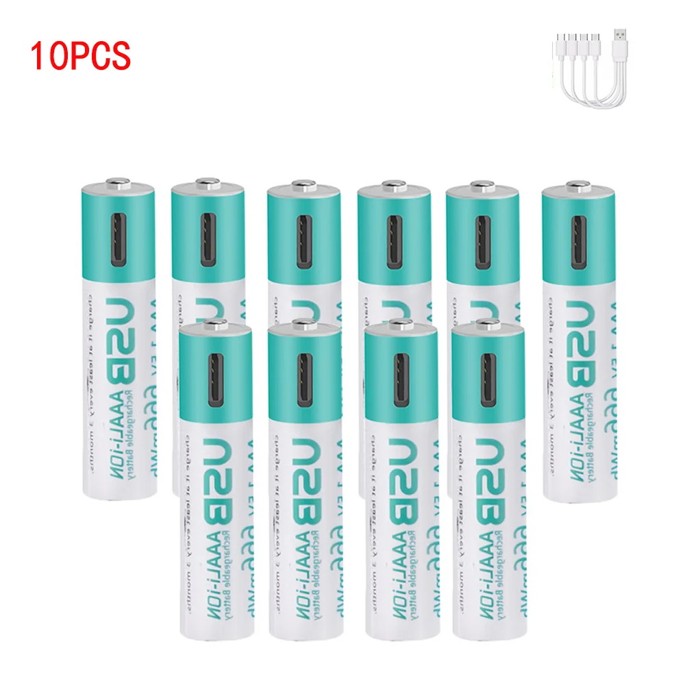 kuugro USB 1,5 V AAA oplaadbare lithium-ionbatterijen 666 mWh 1,5 V aaa Li-ionbatterij