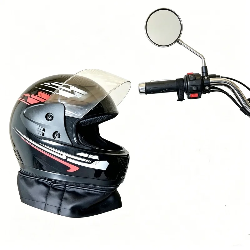 

Full-Face Helmet for Electric Motorcycles High-Definition Anti-Fog Neck-Warming Design for Enhanced Riding Experience
