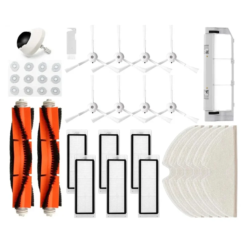 

AEB1-Для Roborock P5 T6 T7pro Робот-пылесос Основная боковая крышка щетки Резервуар для воды Фильтр Швабра Ткань Запчасти для колес