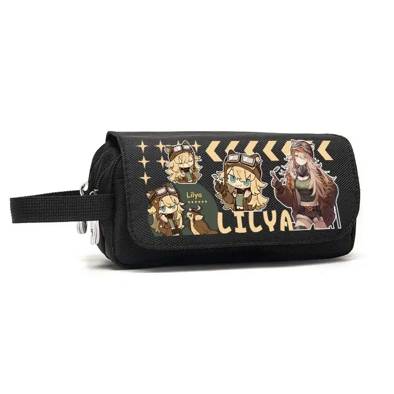 Lilya Reverse:1999 Anime Student Pencil Case Portable Large-capacity Practical Stationery Box Handbag Coin Purses Bags Christmas