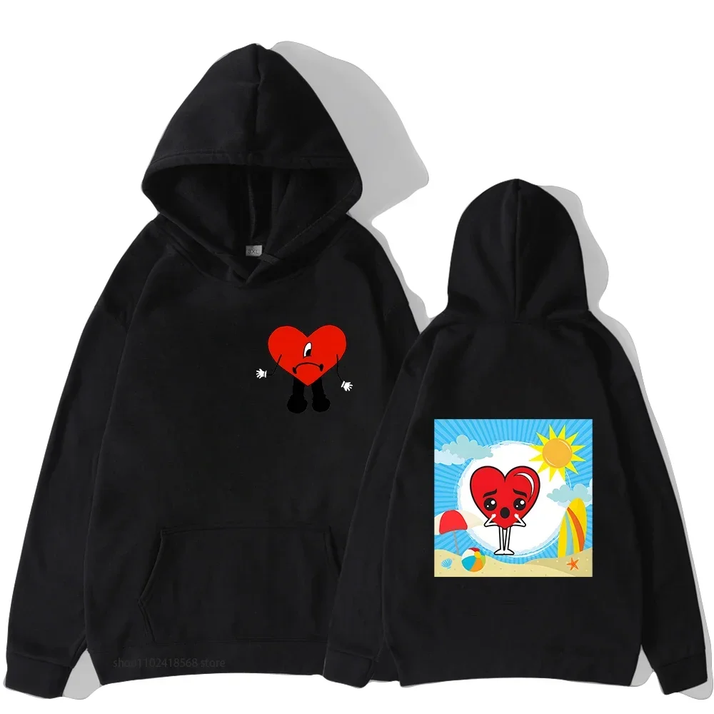 سيئة الأرنب هوديس UN VERANO SIN TI الرسومات بلوزات للجنسين الهيب هوب الشارع القمم ألبوم الموسيقى طباعة الملابس ربيع الخريف بلايز