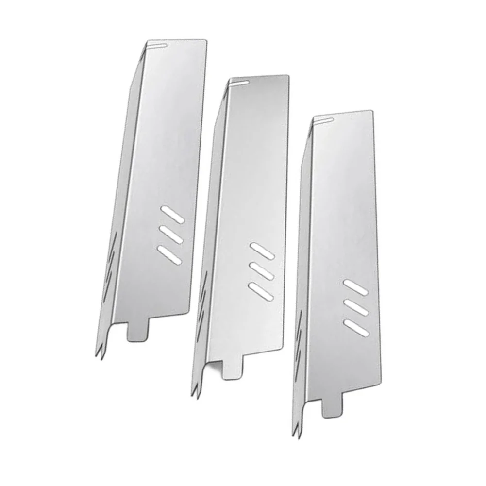 For Outdoor Barbecuing Stainless Steel Heat Plates Efficient Heat Management For Grilling Bbq Burner Protectors