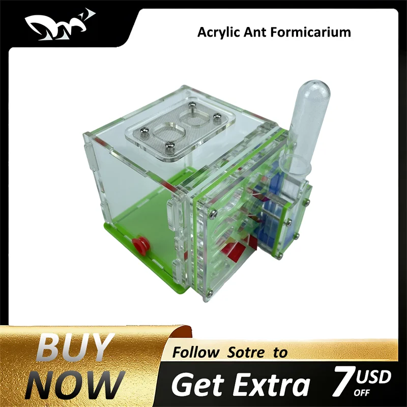 

Acrylic Ant Nest T1 Ant Farm Anthrill Professional with Water Tower and Feeder Included Replaces Ant Workers