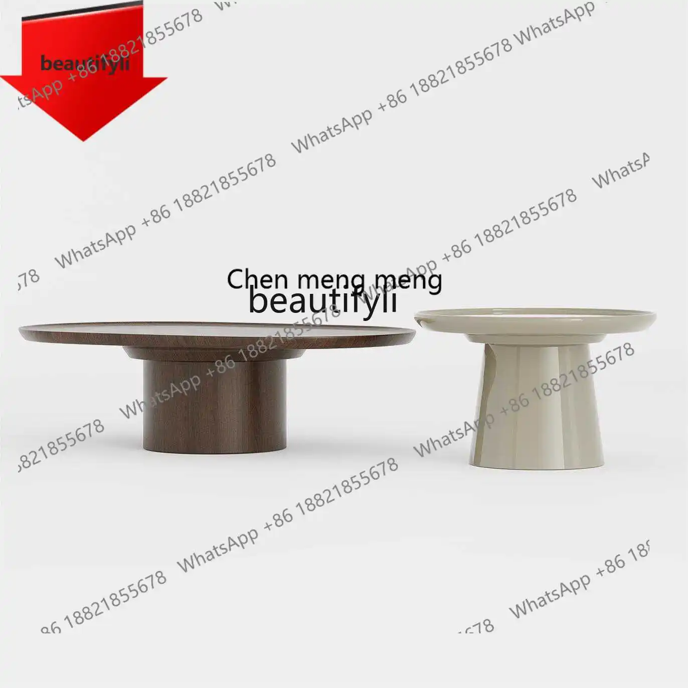 E153  Antique Style Size Combined Tea Table Living Room Home Simple Retro Misty Style Designer