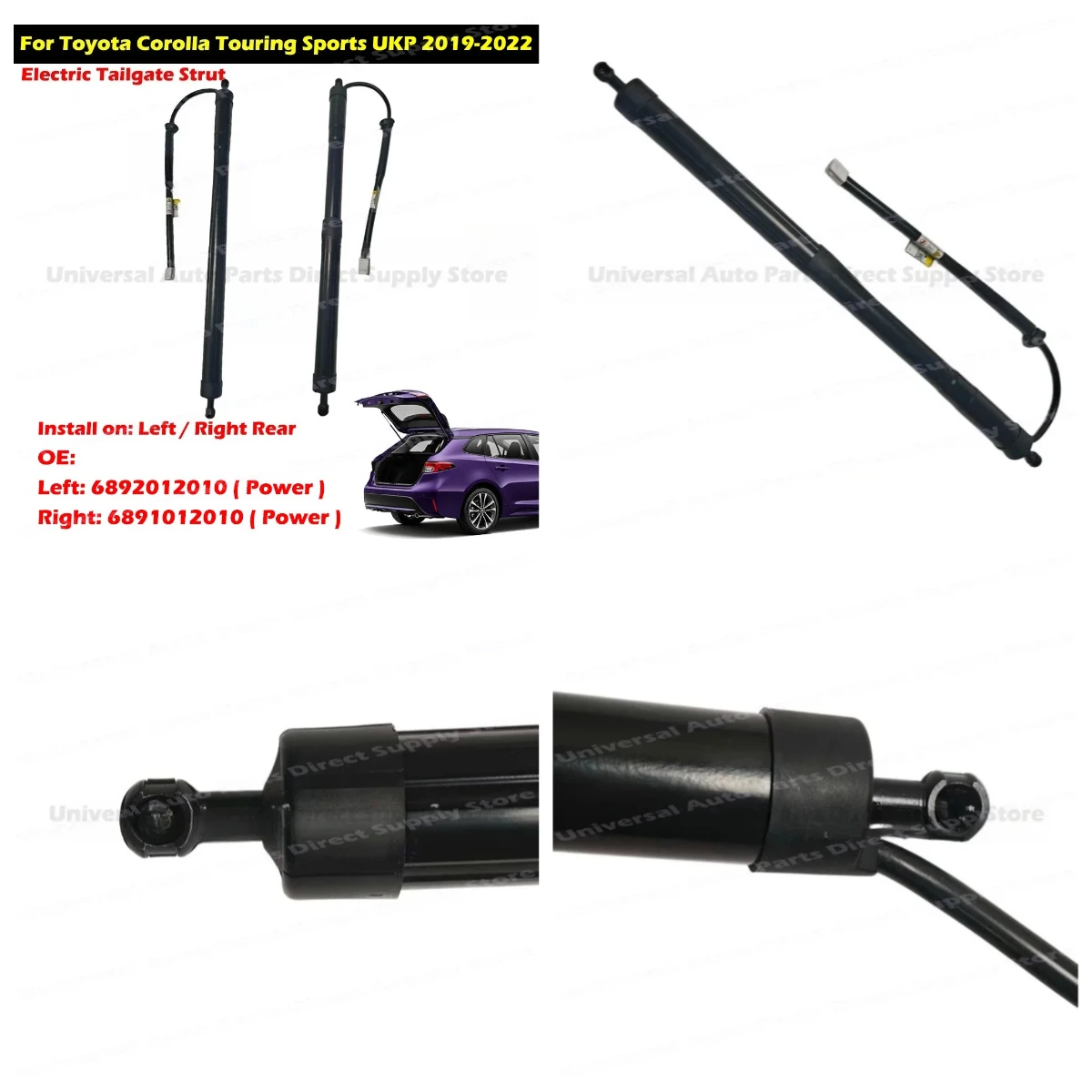 Power Tailgate Lift Support Strut For Toyota Corolla Touring Sports UKP 19-22 6892012010 6891012010 Rear Hatch Electric Actuator