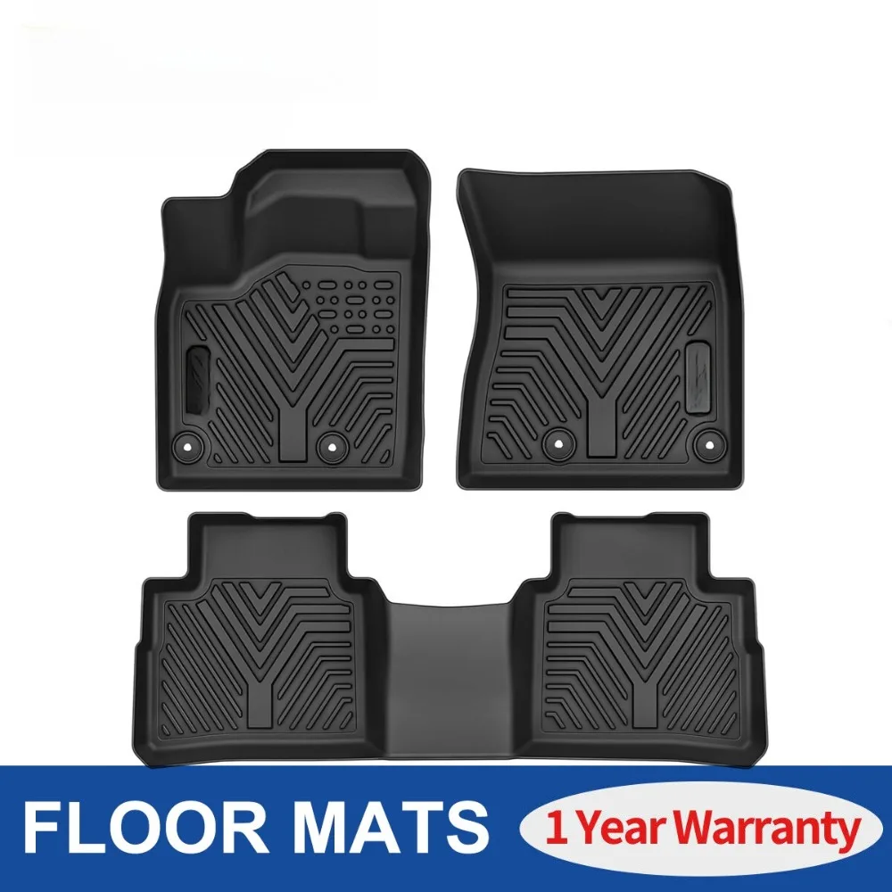 

3D Mold Floor Mats for 2021-2026 Nissan Rogue All Weather TPE Rubber Floor Liner