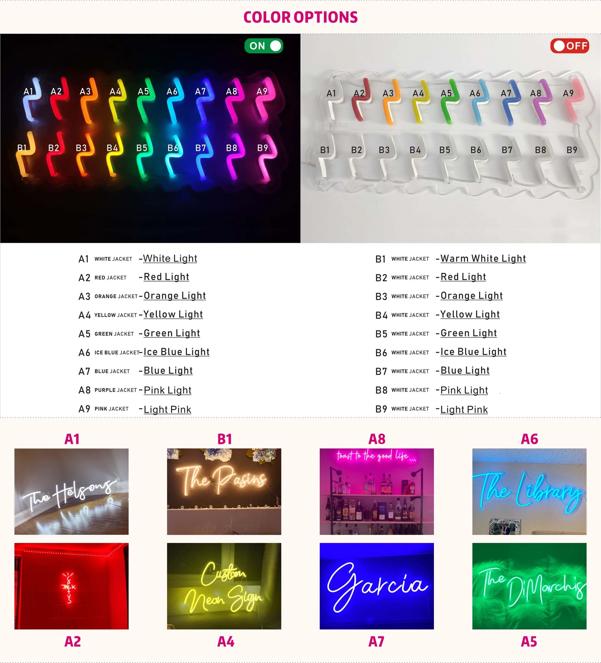 Wedding Neon Sign Family Name Signs Surname Neon Lights Customized Neon Sign Creat Your Own Neon Signs