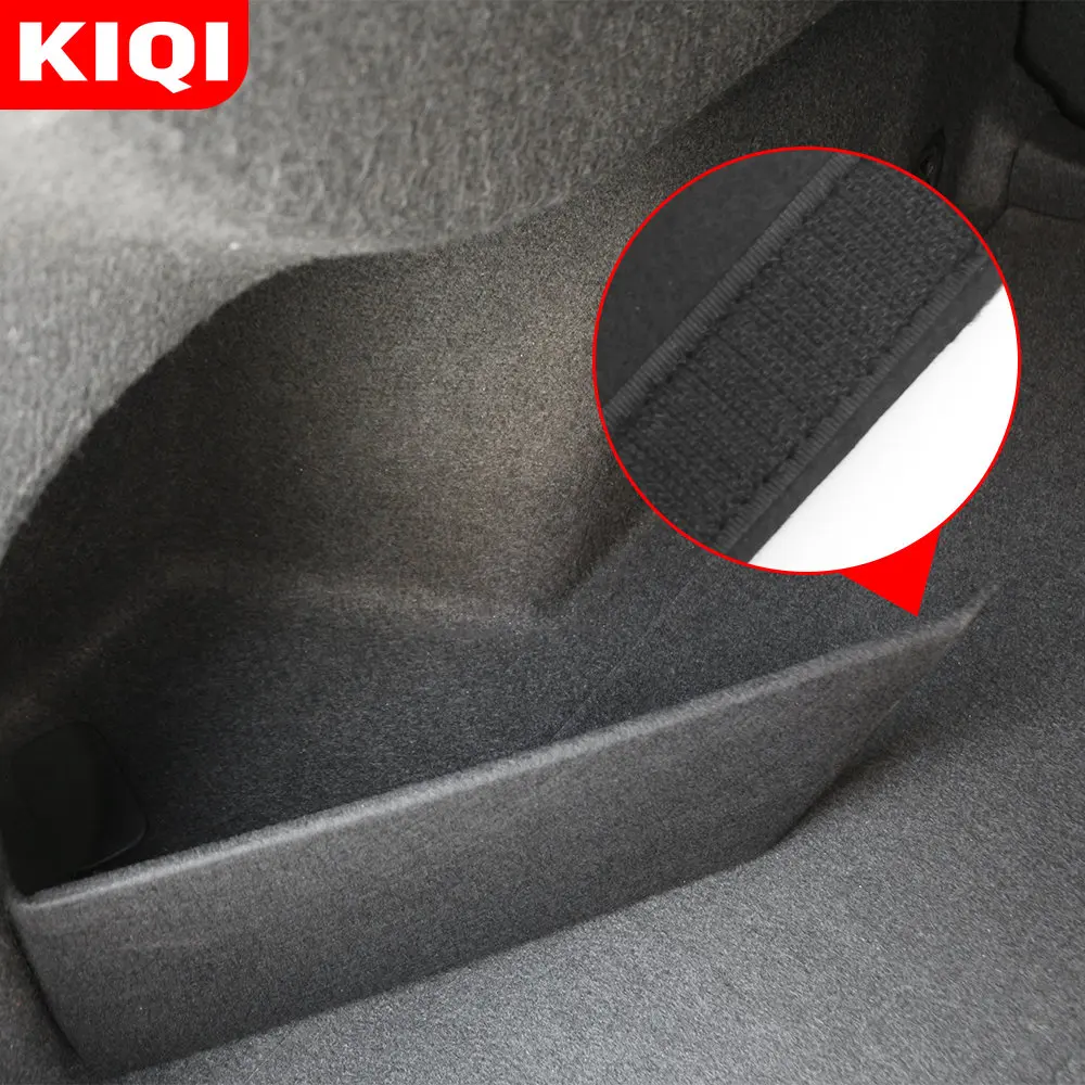 For Audi A3 2014 - 2020 Interior Auto Accessories New A3 Storage Partition on The Car Left Side of The Rear Trunk