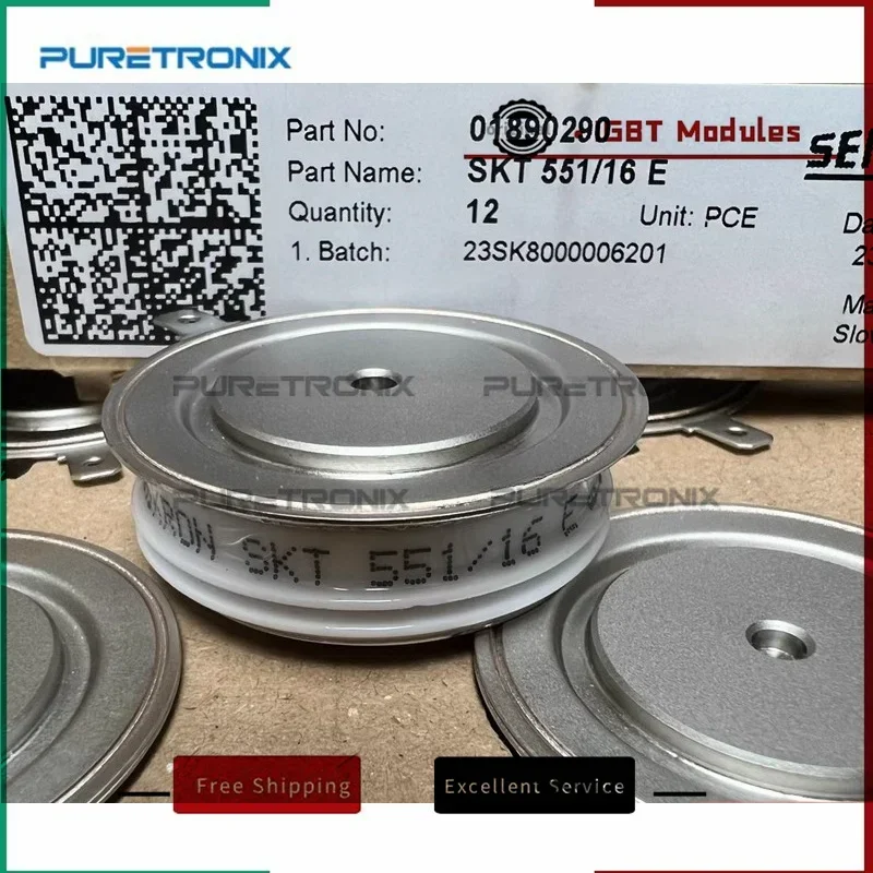 

SKT551/08E SKT551/12E SKT551/14E SKT551/16E SKT551/18E SCR Thyristor 550A