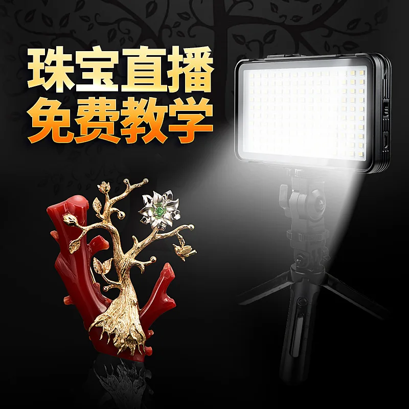 LEDM150 always on photography light SLR filling light mobile phone camera light built-in battery