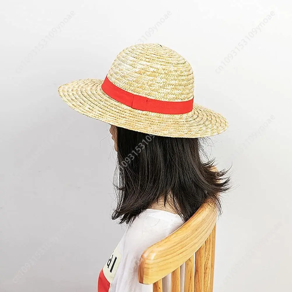 Luffy Straw Hat Multifunctional Anime Cartoon Character Sunscreen Straw Hat Cosplay Sun Hat For Adults Men Woman Outdoor Casual