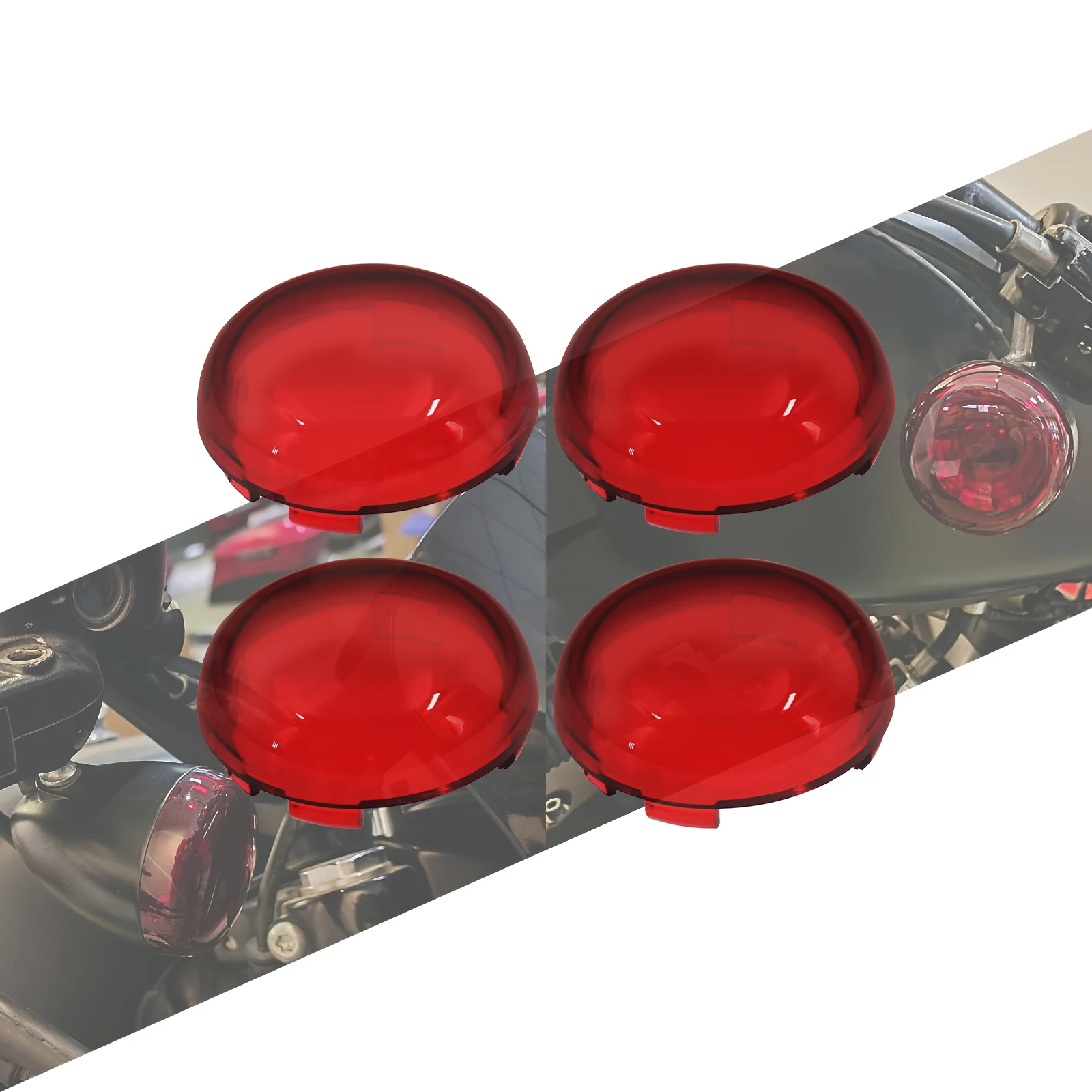 

4 шт., крышка объектива для мотоцикла, 3,25 дюйма, передняя и задняя крышка указателя поворота для Harley, Sportster XL, для Touring