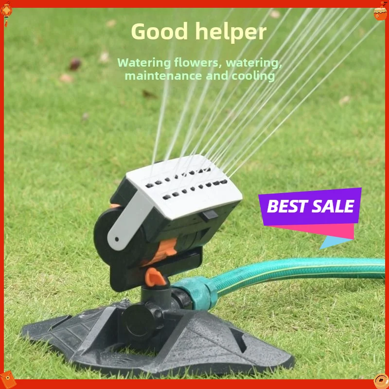 Automatic Oscillating Sprinkler Lawn Garden Watering Yard Irrigation Tool Set Outdoor