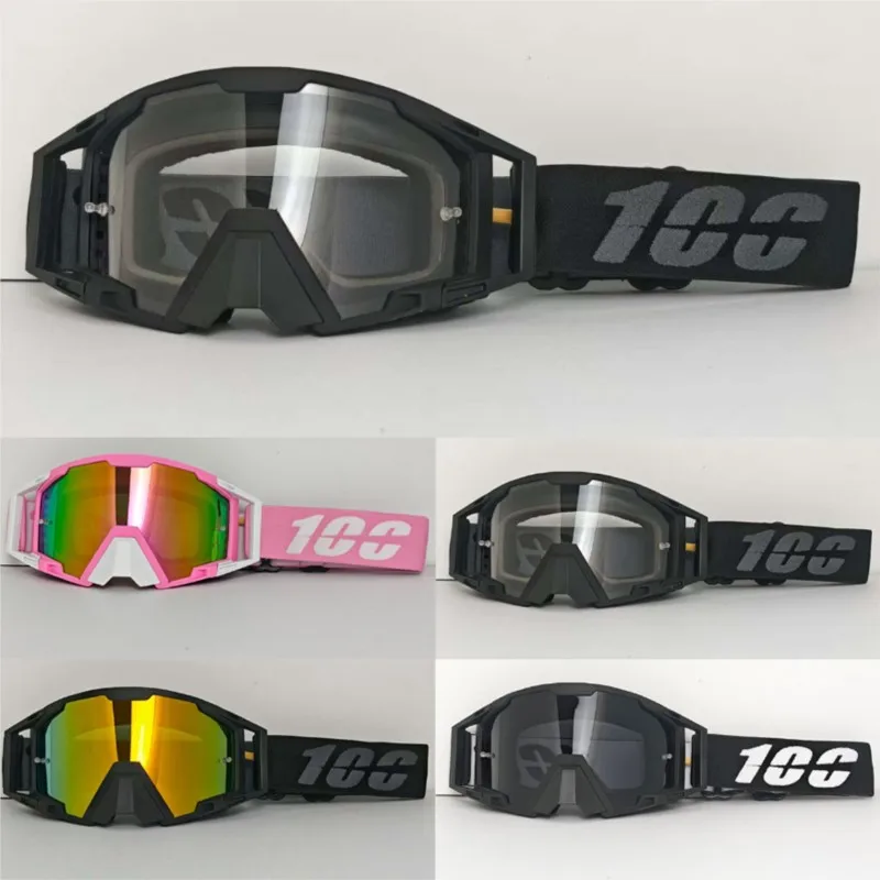 

Men Motorcycle Glasses Windproof Dustproof Sandproof HD Lens Ski Goggles for Snow Sports & Dirt Bike MX Riding