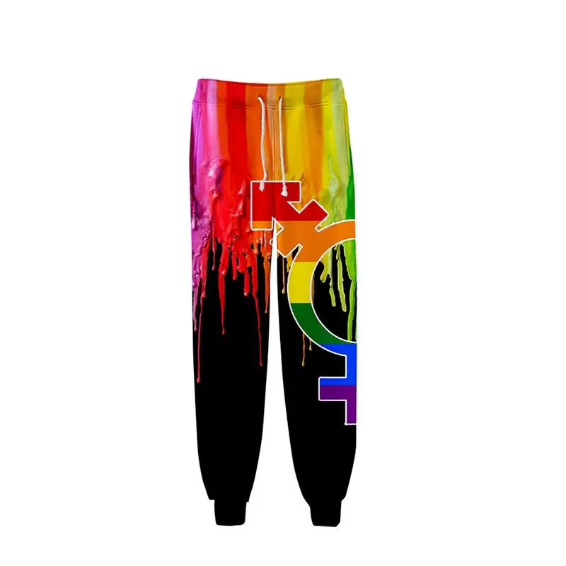 

New LGBT Rainbow Lesbians Gays Costume 3d Jogger Harem Pant Casual Men Women Long Fashion Trousers Fitness Pants Sweatpants