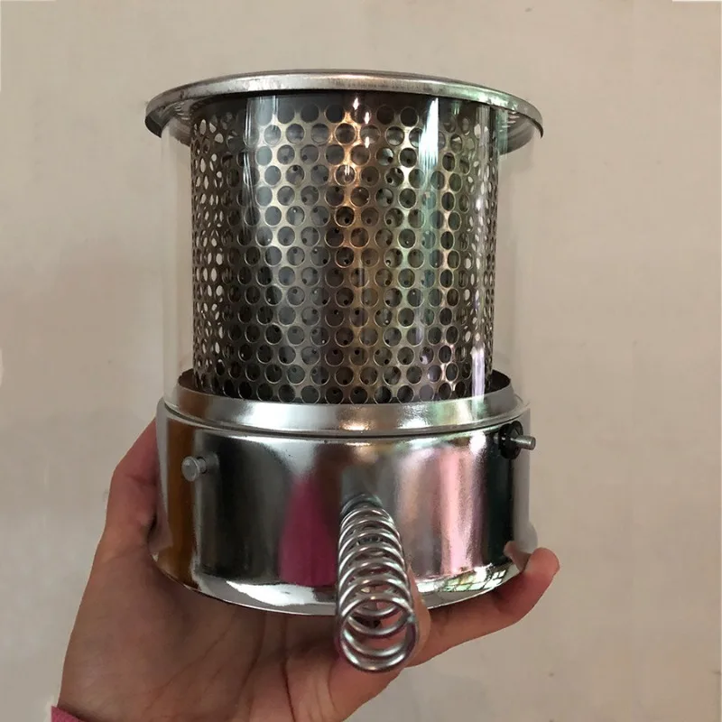 Heater Replacement Part Glass Chimney Tube Curved Handle Fit Lifting Adjustable Stove