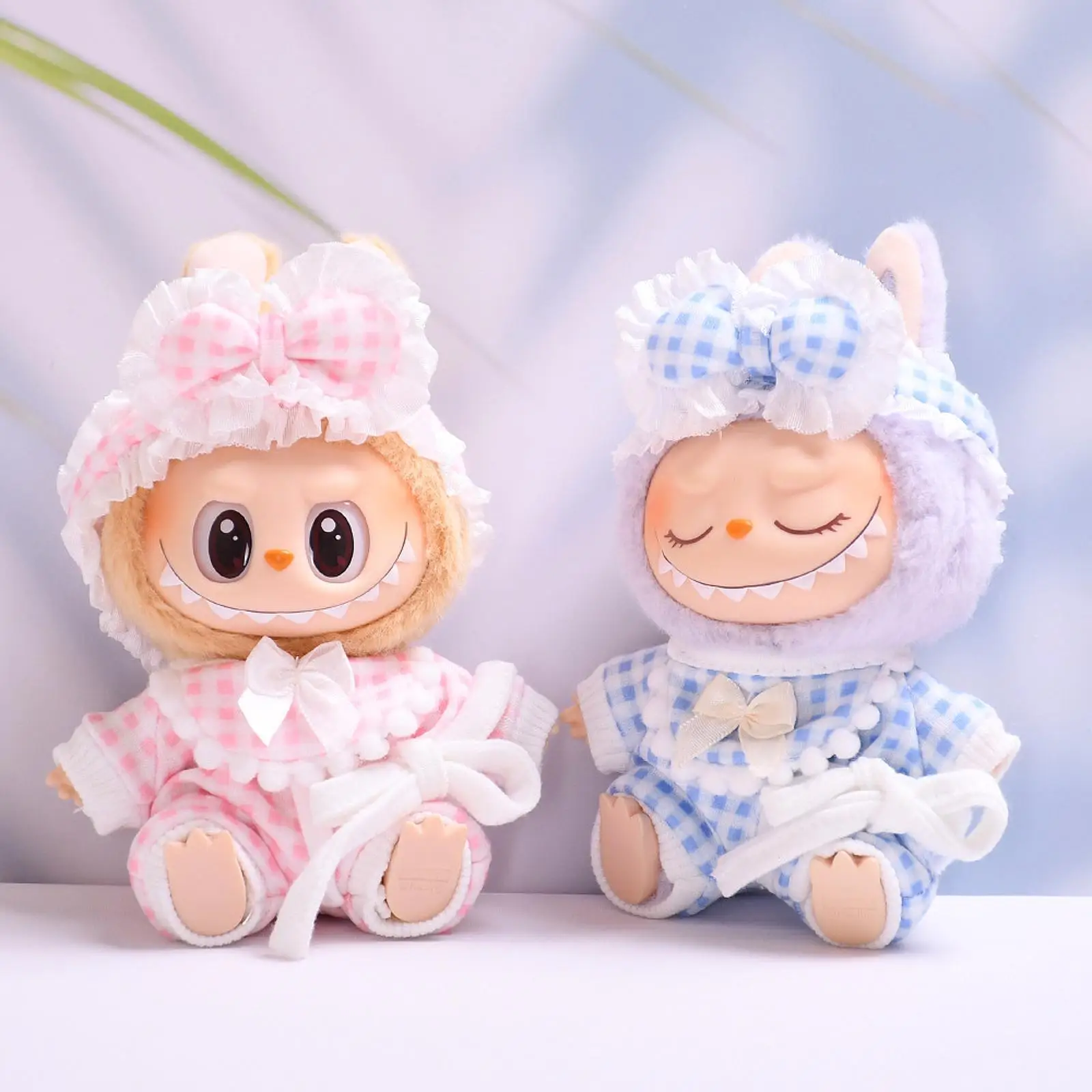 

3 шт., модные куклы, пижамы и нагрудник, повязка на голову, аксессуар, миниатюрная одежда для кукол 17 см, куклы для девочек, нарядные детские подарки