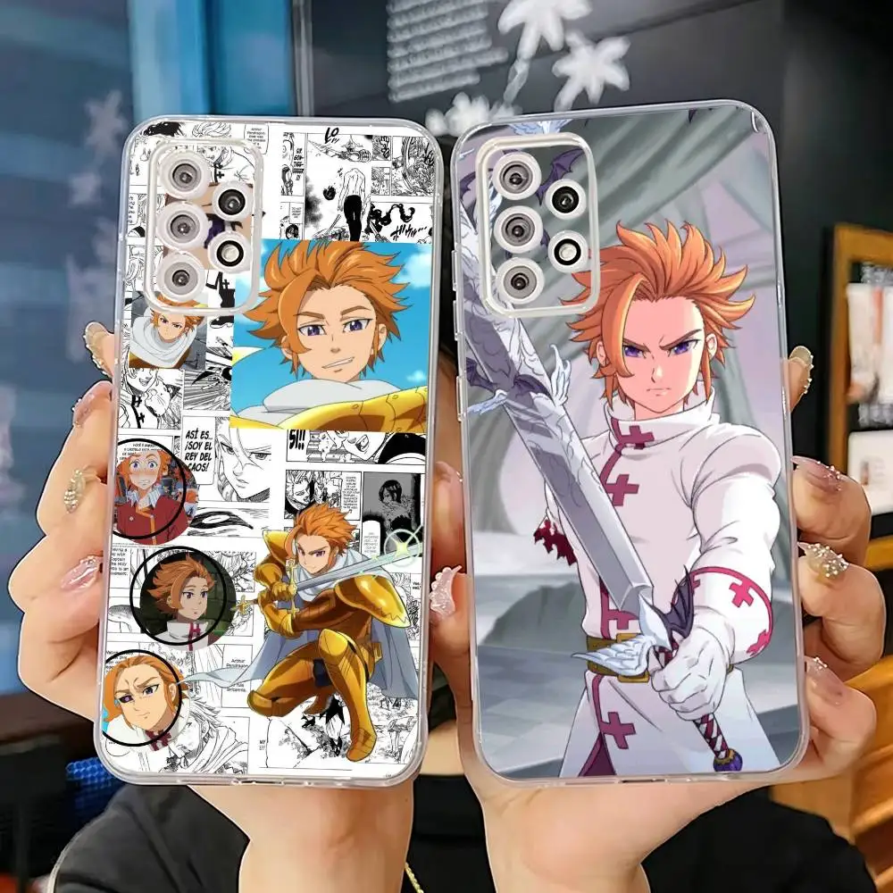 The Seven Deadly Sins Grand Cross  Transparent Soft Silicone Phone Case For Samsung S25 S24 S23 S22 S21 Plus