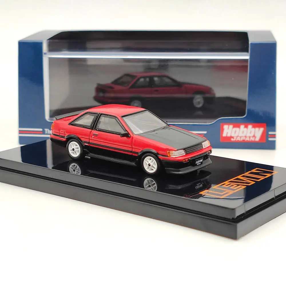 Hobby Japan 1/64 COROLLA LEVIN AE86 2 Door TOM'S IGETA WHEEL HJ641035TRK Diecast Model Toys Car Limited Collection