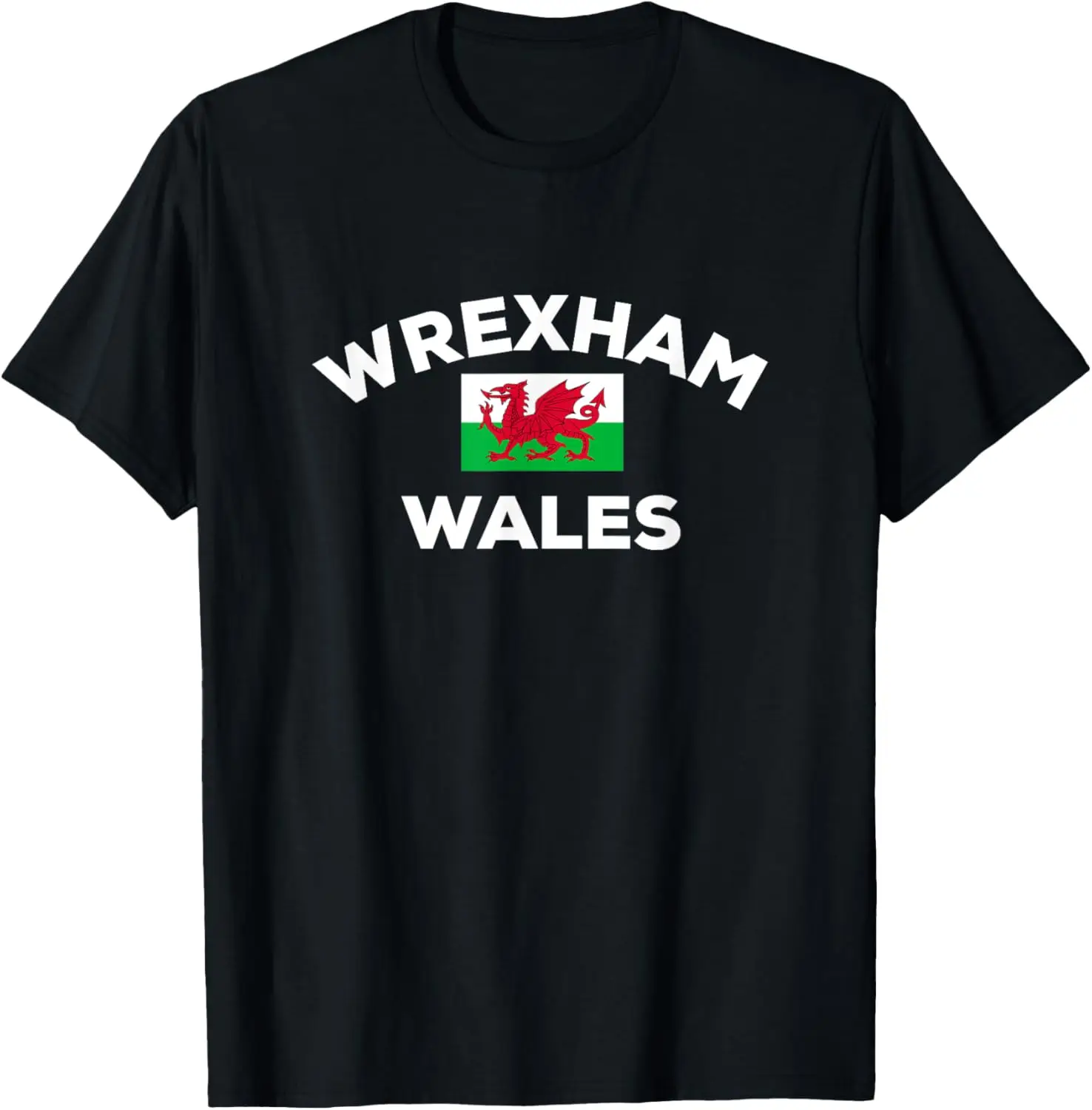 เสื้อยืดเมืองธงเวลส์ Wrexham Wales
