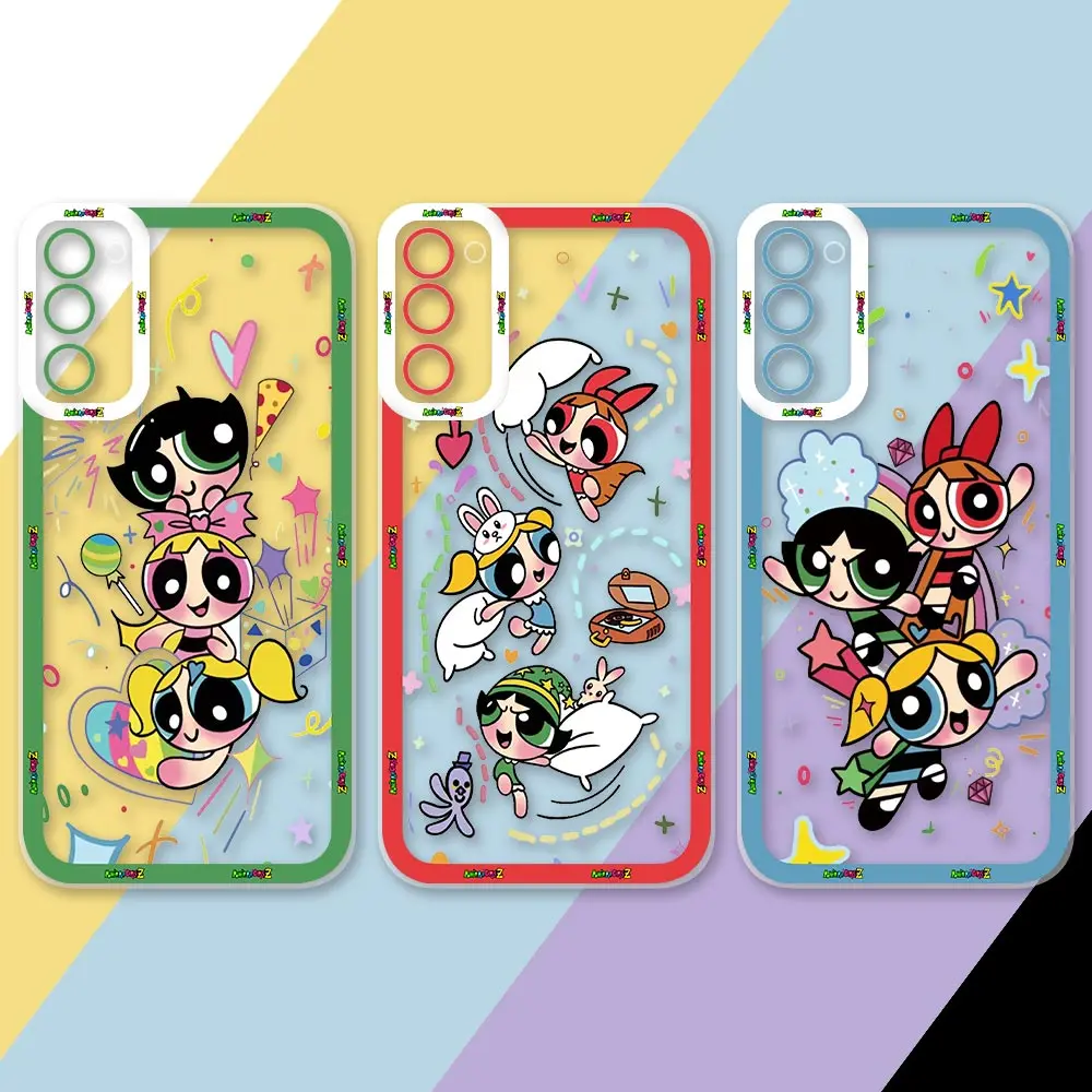 

baby P-Powerpuff Girls Cartoon Case For Samsung A81 A11 A10 A10S A03 A03S A02 M60 M23 M22 M12 M11 M02 J7 J6 J4 J2 Prime 5G Cover