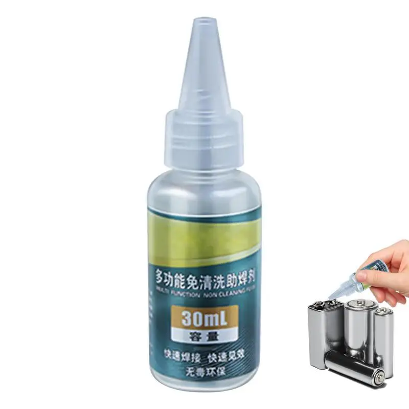 

Stainless Steel Flux Fluid Quick Welding Tool Flux Paste Soldering Paste Liquid Soldering Flux Paste For Galvanized Sheet 30ml