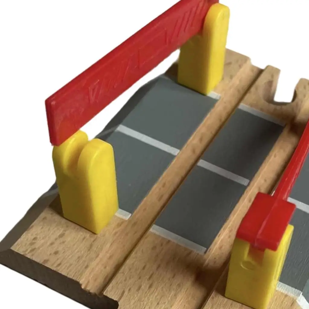 

Wooden Train Accessories Developmental Building Road and Railway Parts for Girls Boys Kids Toddlers Children Birthday Gifts