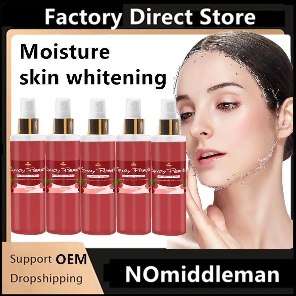 

5Pcs Whitening Spray Moisturizing Nourish Essense Brightening Rejuvenation Skin Whitening Serum Shrinking Pore Face Skincare ﻿