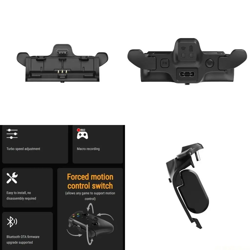

E56B Крепление задней кнопки Адаптер заднего весла Регулировка TurboSpeed ​​Запись макросов