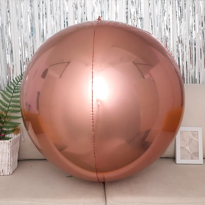 32 Zoll Silber Gold 4D Luftballons Folie Helium Riesiger Ballon Geburtstagsfeier Hochzeit Halloween Weihnachten Valentinstag Babyparty Dekor – Detail 6