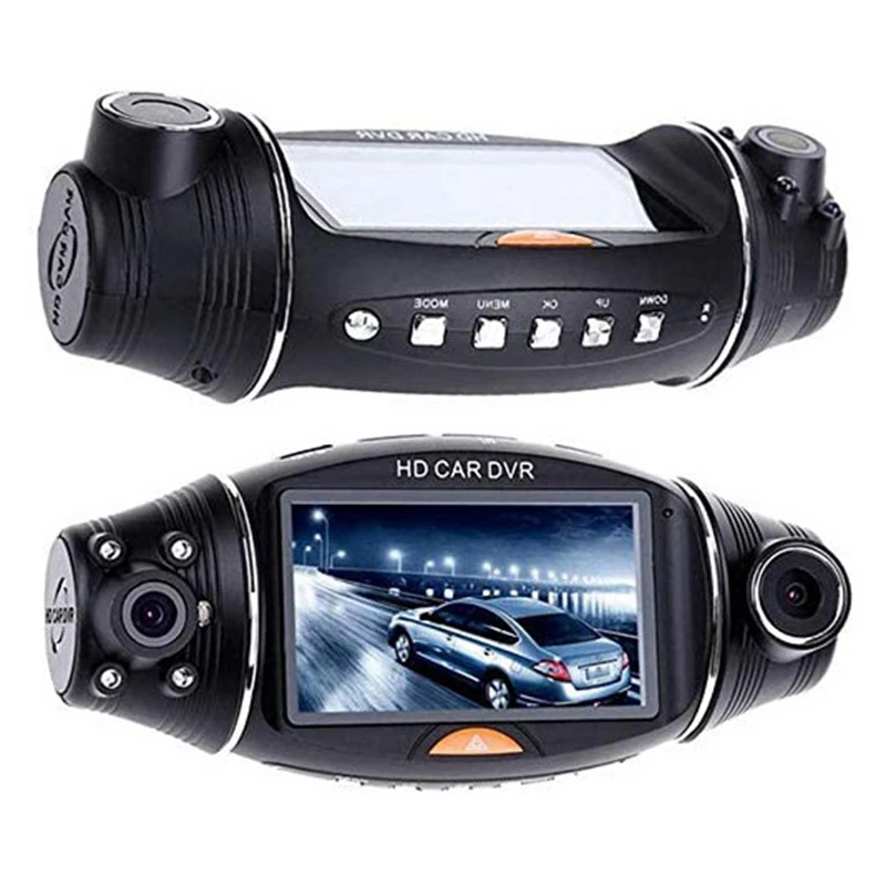 

Car Dvr 2.7 Inch Dual Lens Hd GPS Ir 140 Degree Night Vision Rear View Auto Car Camera G-Sensor Car Camera Recorder