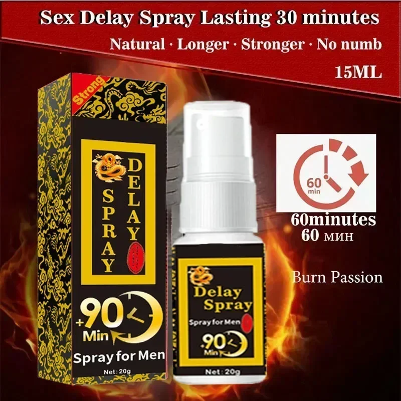 

Delay Spray Sex For Men 20ml External Use Anti Premature Ejaculation Lasting Long 60 Minutes Penis Enlargement Sex Toy For Men