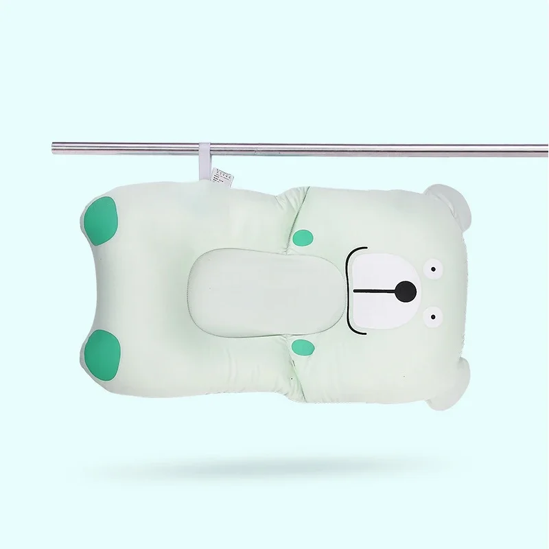 Coussin d'air portable pour douche de bébé, coussin de bain pour bébé, support de siège de sécurité pour nouveau-né, polymères de baignoire coordonnants