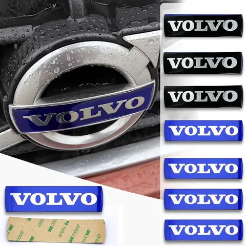 Car Front Grille Emblem Rear Trunk Logo Badge Stickers Accessories For Volvo Xc60 Xc90 V40 V60 S60 V50 V90 S80 C40 XC40 V70 XC70