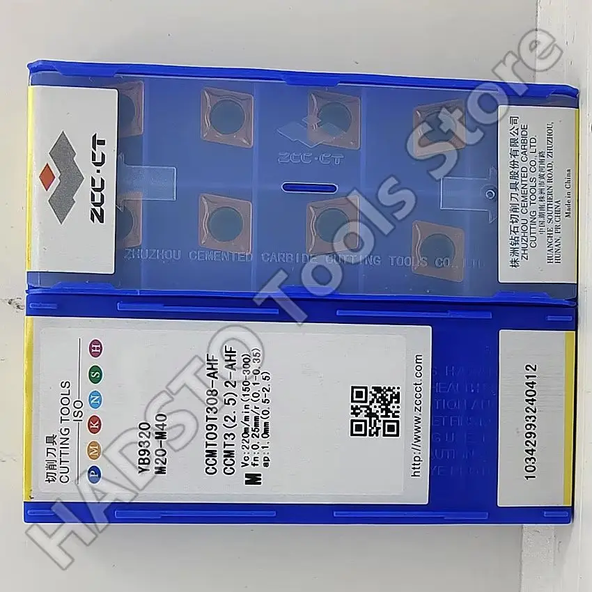 

CCMT09T308-AHF YB9320 ZCC.CT CCMT32.52 CNC blade carbide inserts Turning inserts 10pcs/box