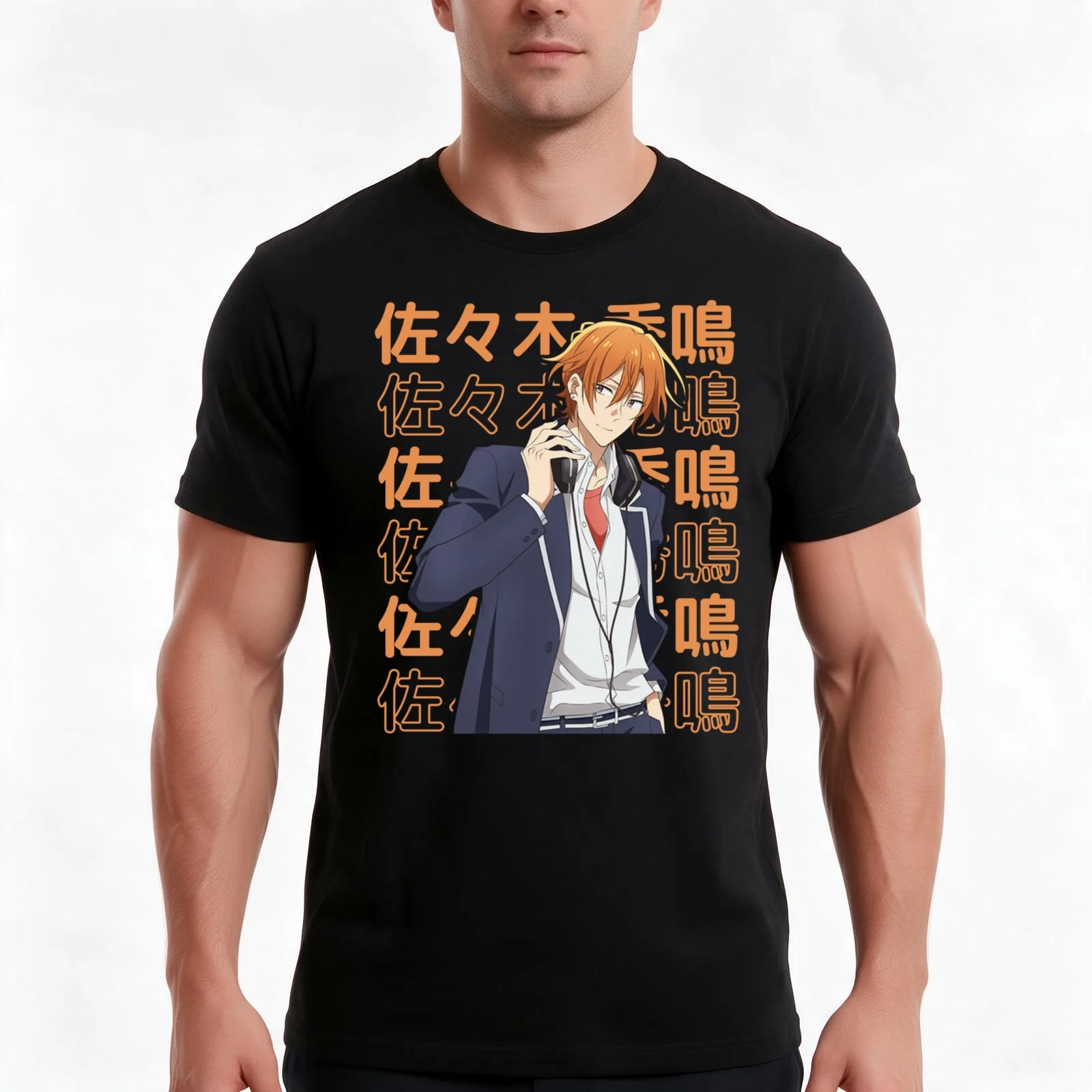 sasaki and miyano - sasaki T-Shirt Summer Casual Cotton Tee Oversized Streetwear Tops Vintage Graphic Print Unisex Men Women