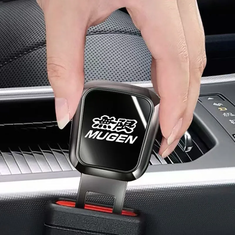 for Honda Mugen Power Accord Civic Vezel Crv City Jazz Hrv Car Seat Belt Clip Extension Plug Car Safety Seat Lock Buckle