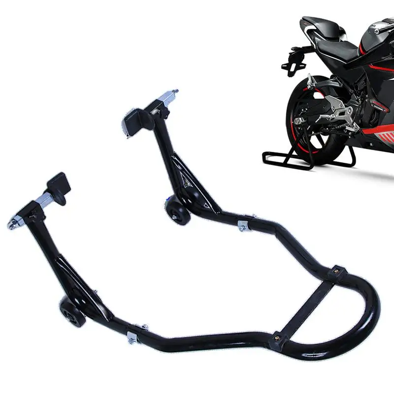 

Front Motorcycle Stand Motorcycle Front Tire Chock Motorcycle Wheel Balancing Stand Motorbike Rear Lift Stand For Beginner