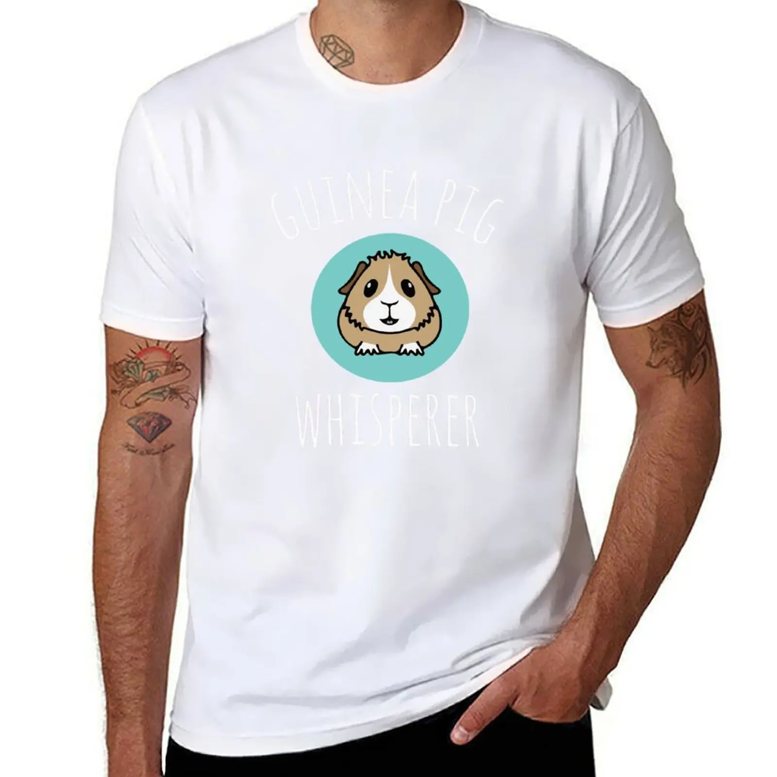 

Cute Guinea Pig Whisperer gift design T-Shirt t shirt man casual t shirts for man pack white T-Shirt