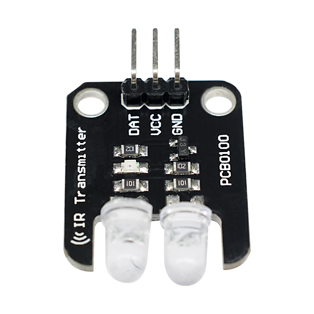 PCB0100 2 قناة وحدة إرسال الأشعة تحت الحمراء IR الارسال لبنات البناء الإلكترونية اردوينو