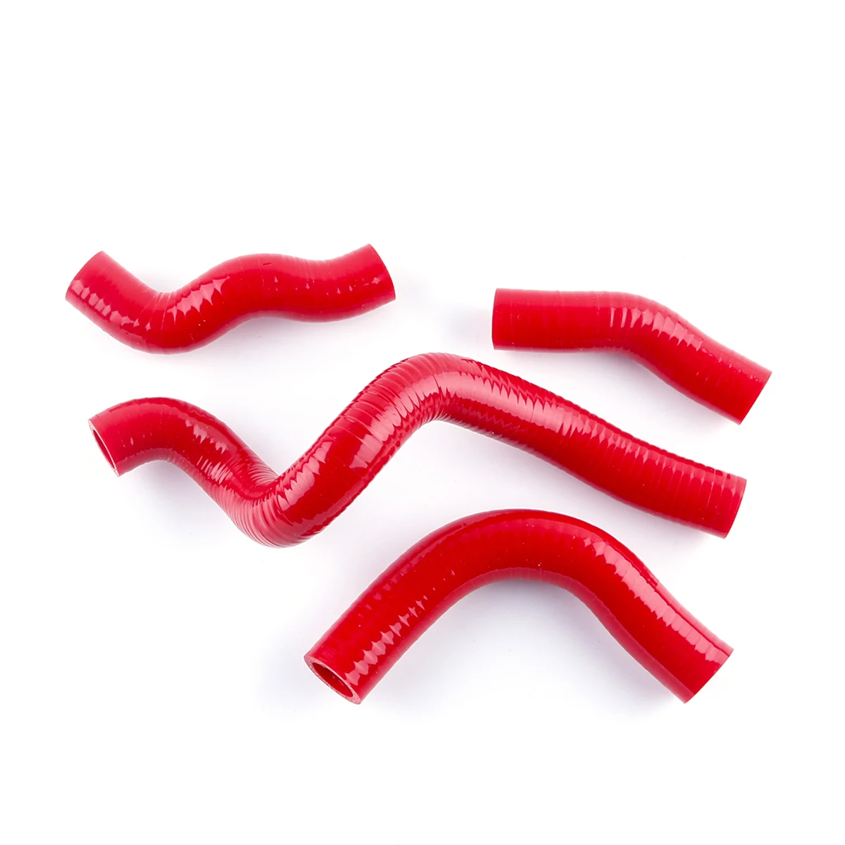 

4PCS 3PLY For 1993-1996 Kawasaki KLX650 KLX650R KLX 650 R 1994 1995 Silicone Hose Radiator Coolant Pipe Tube Kit