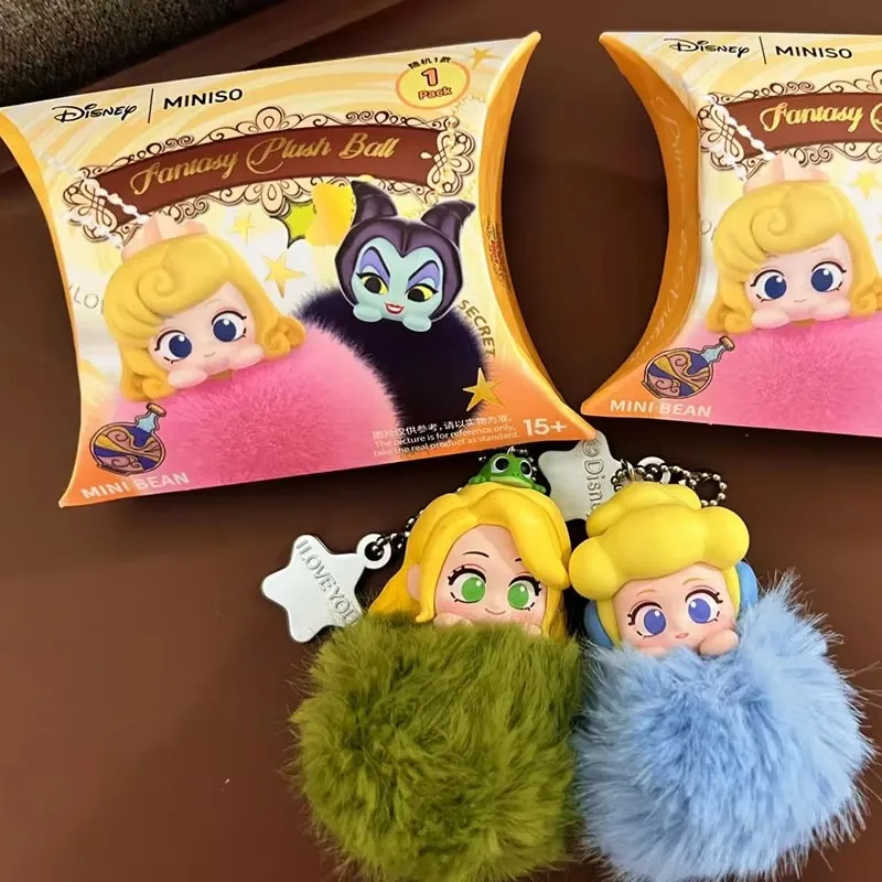 MINISO Disney Villain слепая коробка игрушки для девочек аниме фигурка модель фильм плюшевый кулон коробка-сюрприз подарок на день рождения для девочки