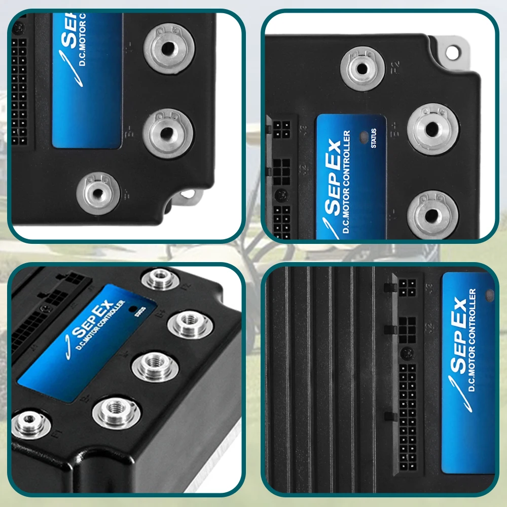 Controlador de motor Sepex de CC 48V 400A 0-5KΩ 1268-5403 para carrito de golf Curtis Club Car EZGO Yamaha 1999-2023