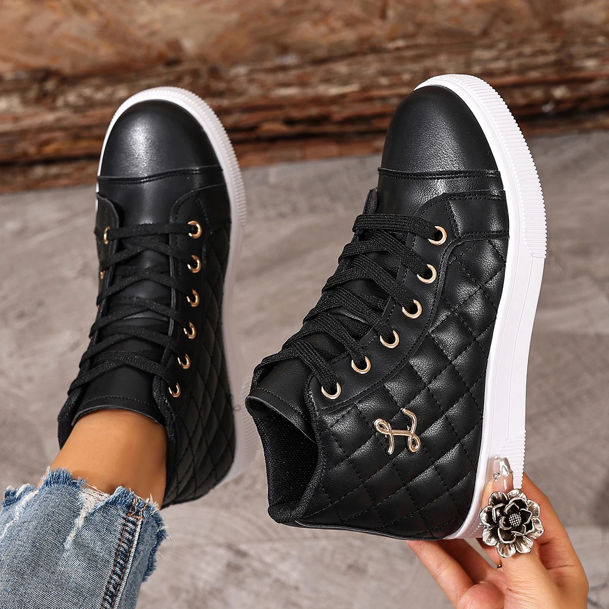 

Женские кроссовки 2024, летняя модная дышащая трендовая повседневная обувь, женские прогулочные кроссовки Baotou на мягкой подошве, женские Zapatos De Mujer